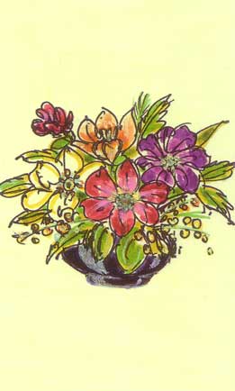 O cesto de flores