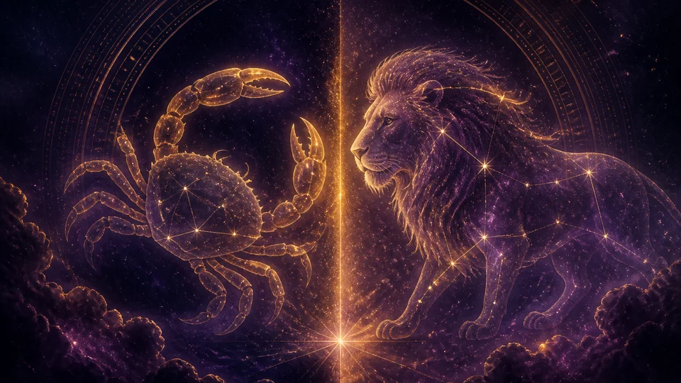 Duas constelações se encontram na fronteira entre dois signos